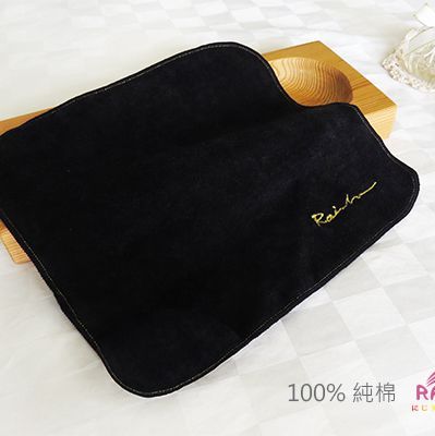 剪絨金蔥刺繡小方巾